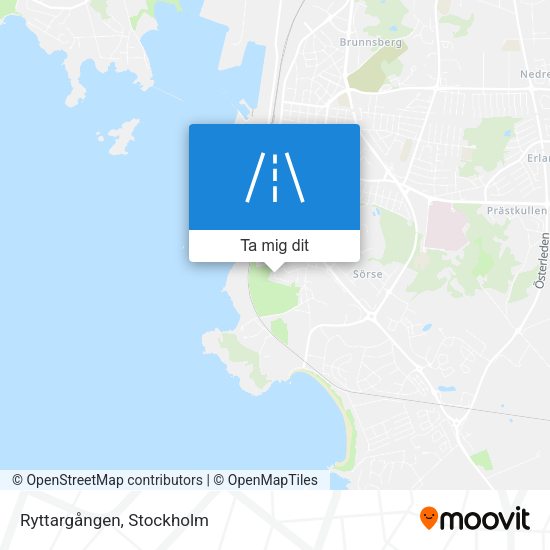 Ryttargången karta
