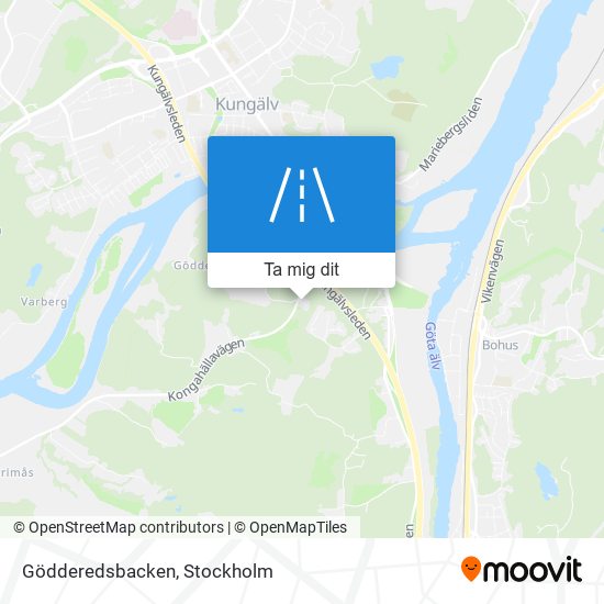 Gödderedsbacken karta