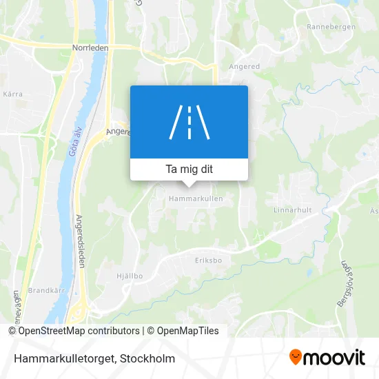 Hammarkulletorget karta