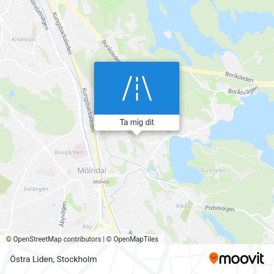 Östra Liden karta