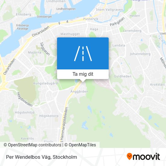Per Wendelbos Väg karta