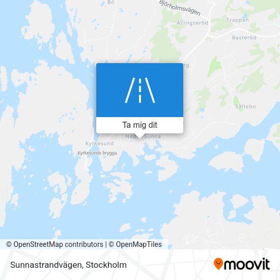 Sunnastrandvägen karta
