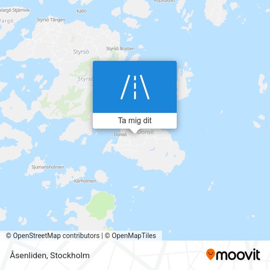 Åsenliden karta