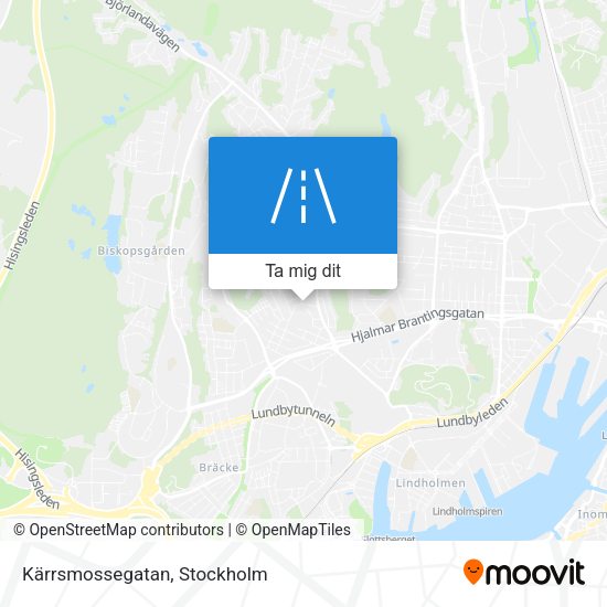Kärrsmossegatan karta