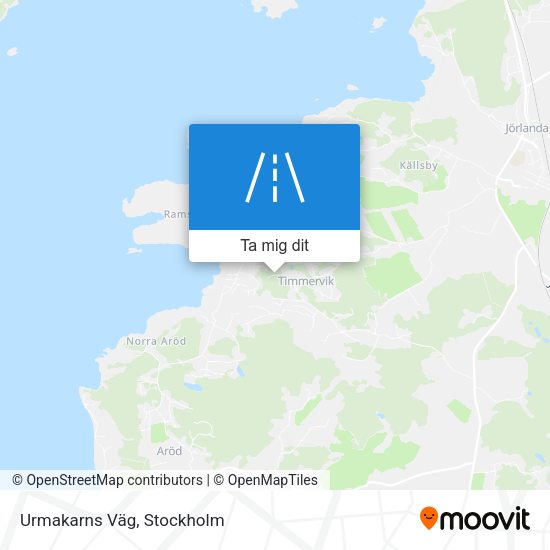Urmakarns Väg karta