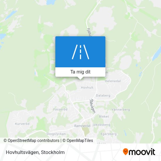 Hovhultsvägen karta