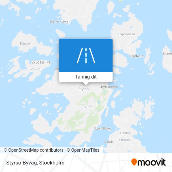 Styrsö Byväg karta
