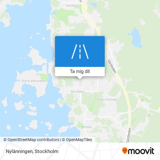 Nylänningen karta