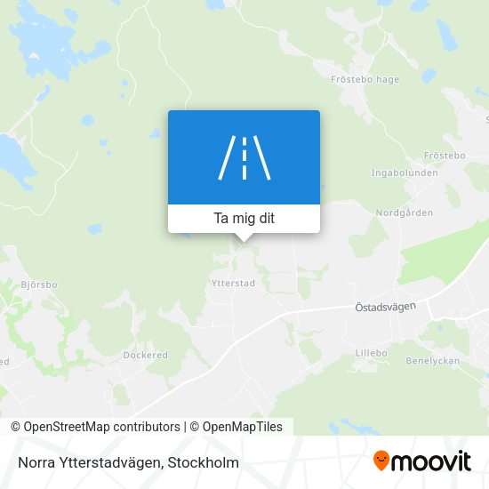 Norra Ytterstadvägen karta
