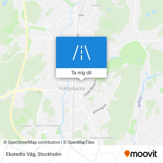 Ekstedts Väg karta