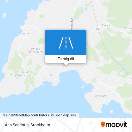 Åsa Sandstig karta