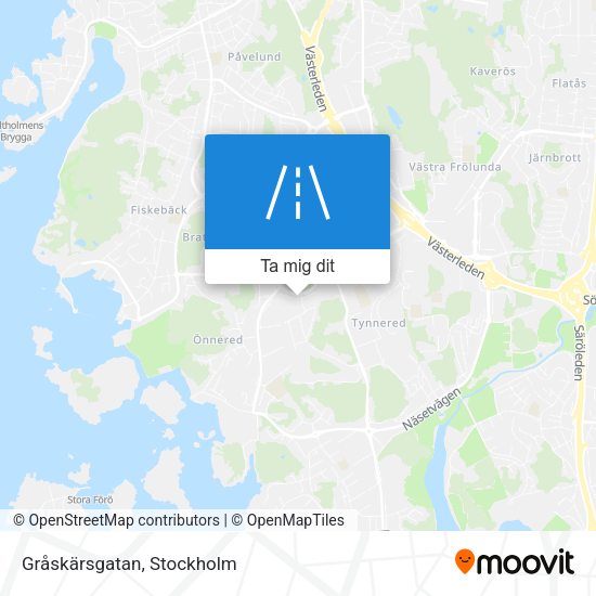 Gråskärsgatan karta