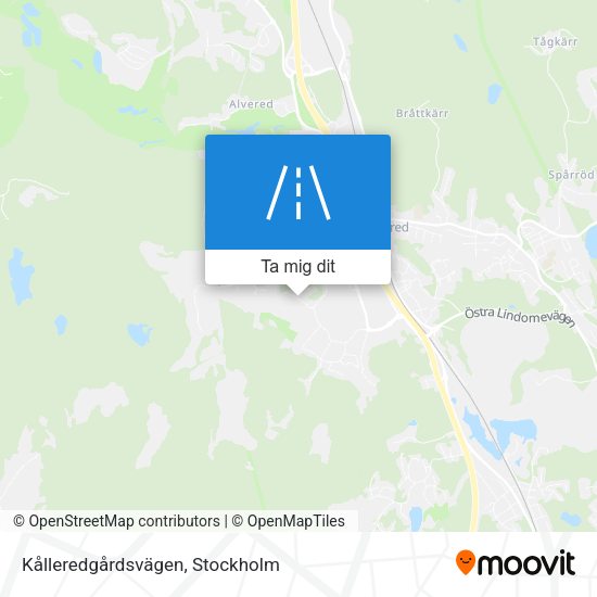 Kålleredgårdsvägen karta