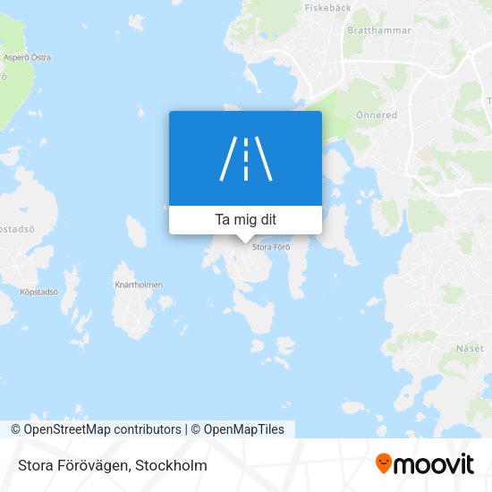 Stora Förövägen karta