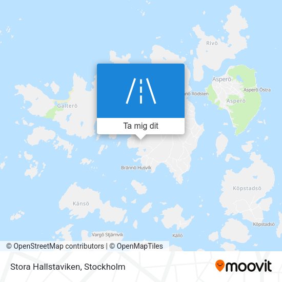 Stora Hallstaviken karta