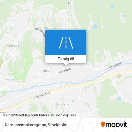 Karduansmakaregatan karta