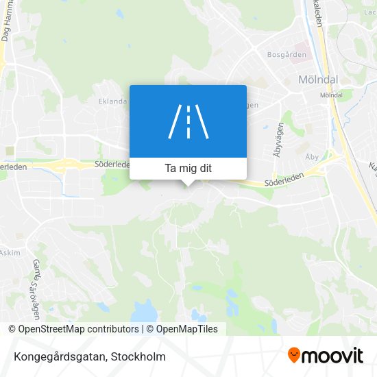 Kongegårdsgatan karta