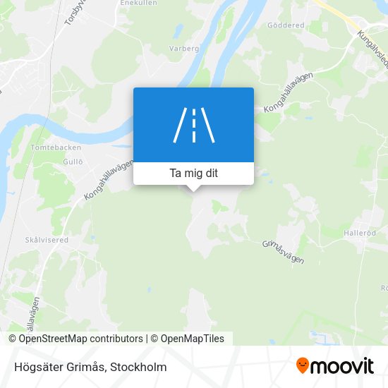 Högsäter Grimås karta