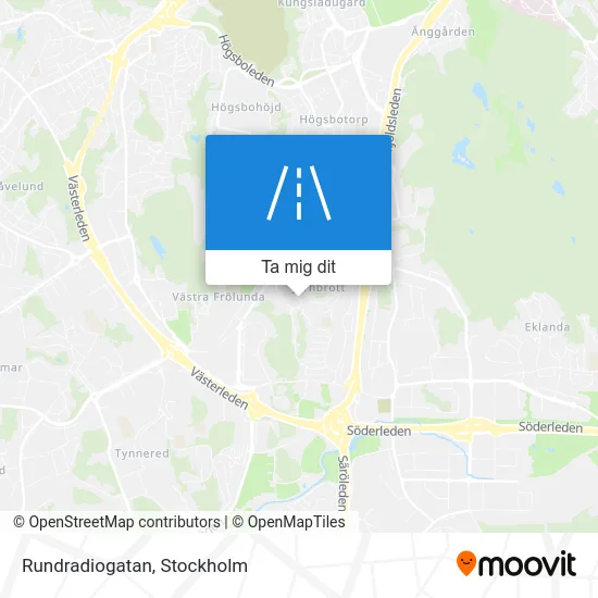 Rundradiogatan karta