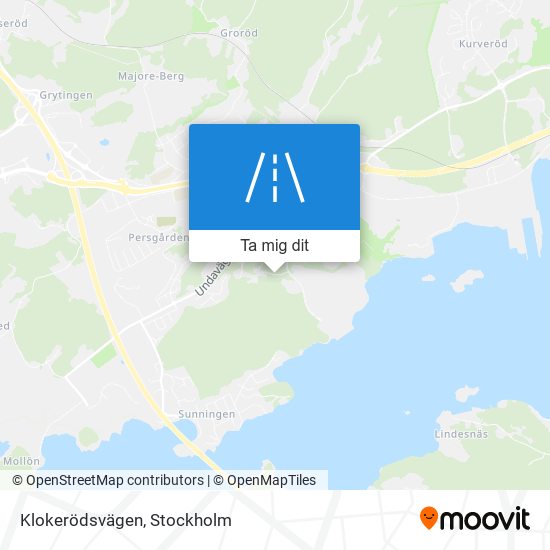 Klokerödsvägen karta