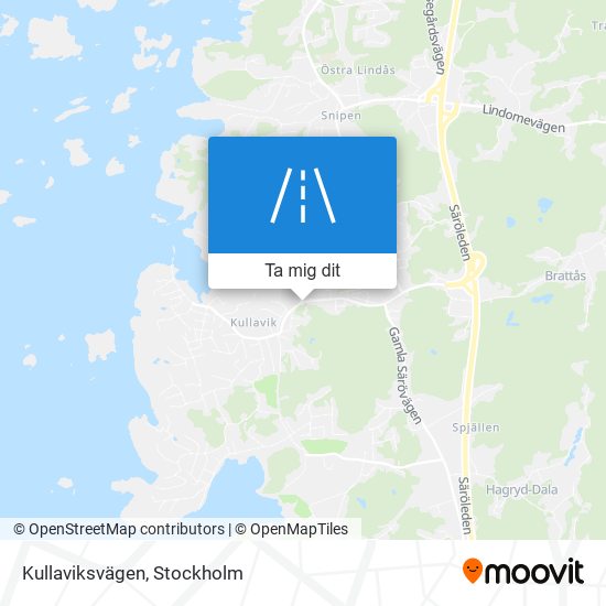 Kullaviksvägen karta