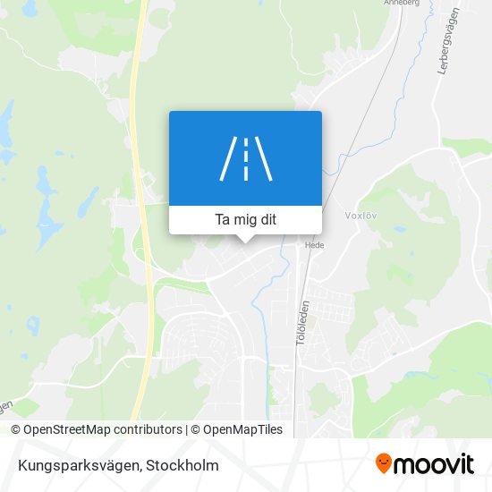 Kungsparksvägen karta