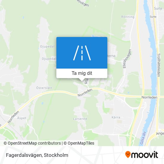 Fagerdalsvägen karta