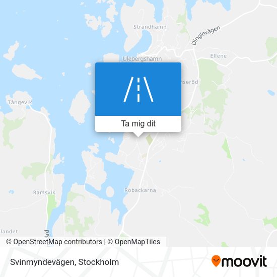Svinmyndevägen karta