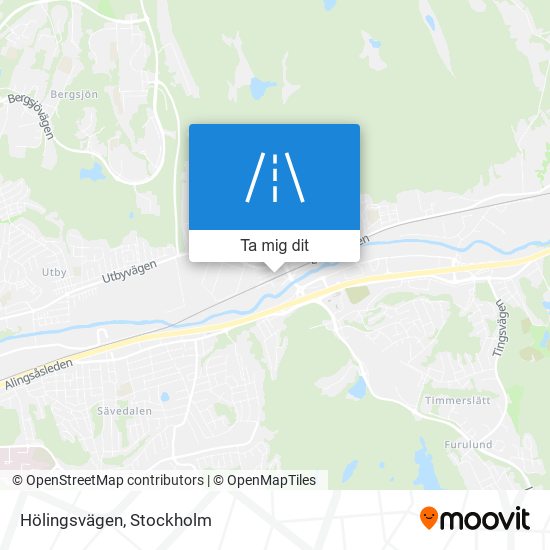 Hölingsvägen karta