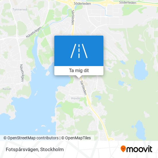 Fotspårsvägen karta