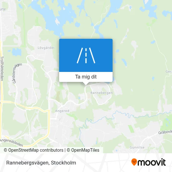 Rannebergsvägen karta