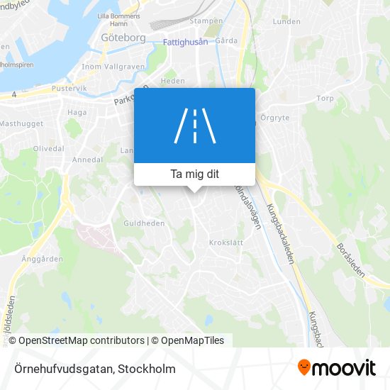 Örnehufvudsgatan karta