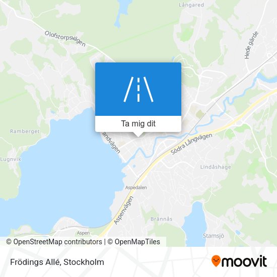 Frödings Allé karta