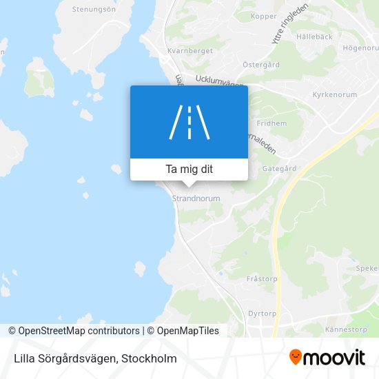 Lilla Sörgårdsvägen karta