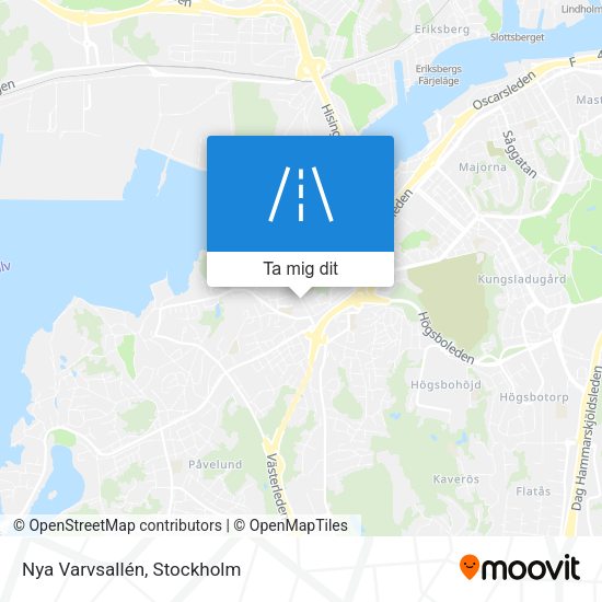 Nya Varvsallén karta