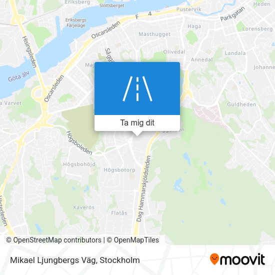 Mikael Ljungbergs Väg karta