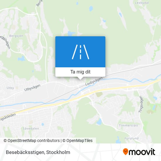 Besebäcksstigen karta