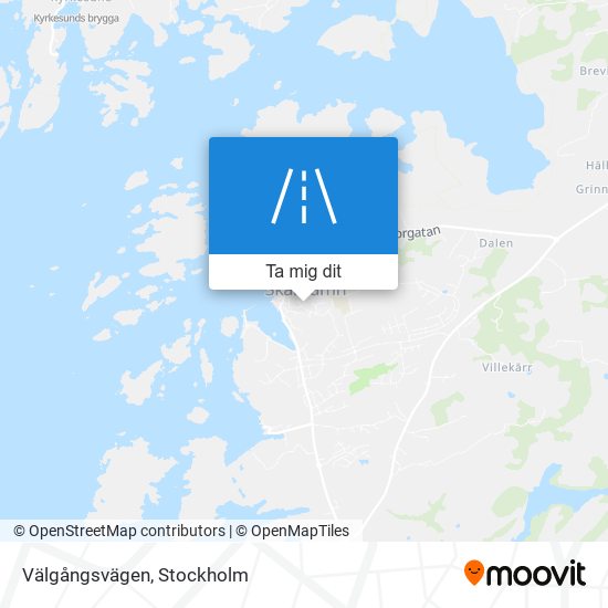 Välgångsvägen karta