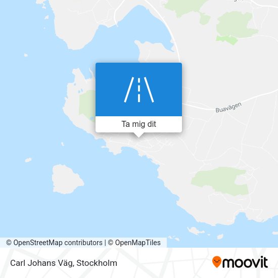 Carl Johans Väg karta