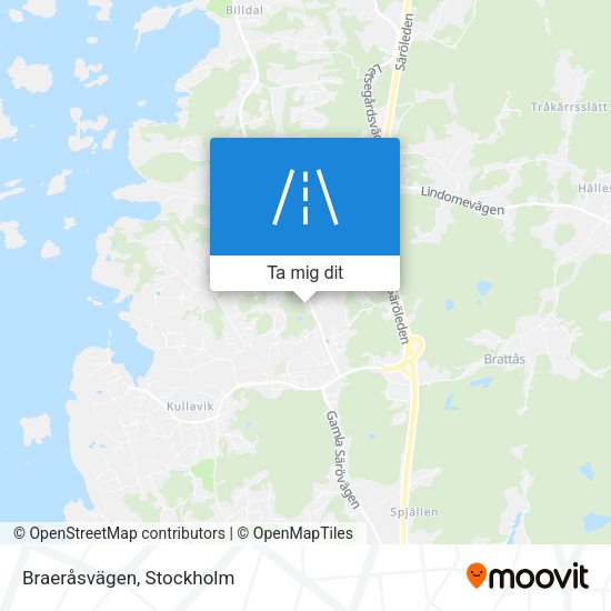 Braeråsvägen karta