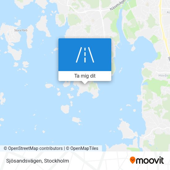 Sjösandsvägen karta