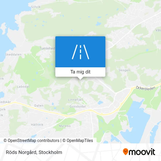 Röds Norgård karta