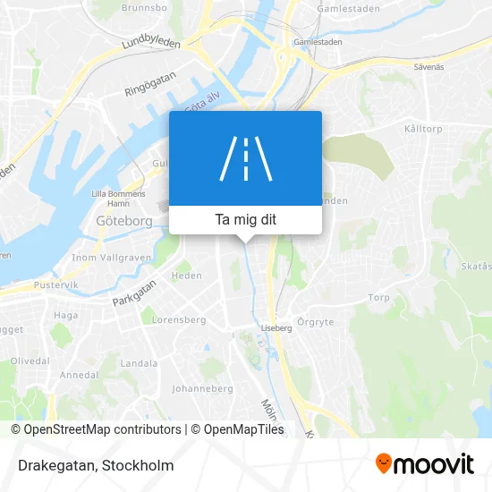Drakegatan karta