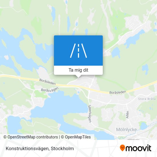 Konstruktionsvägen karta