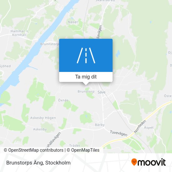 Brunstorps Äng karta