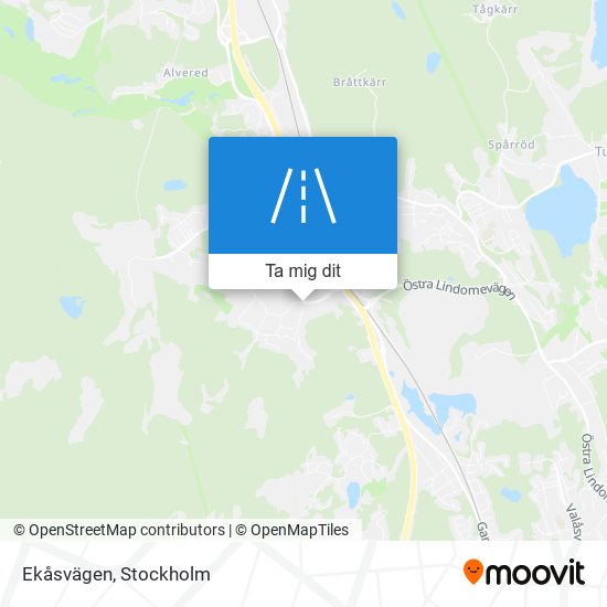 Ekåsvägen karta