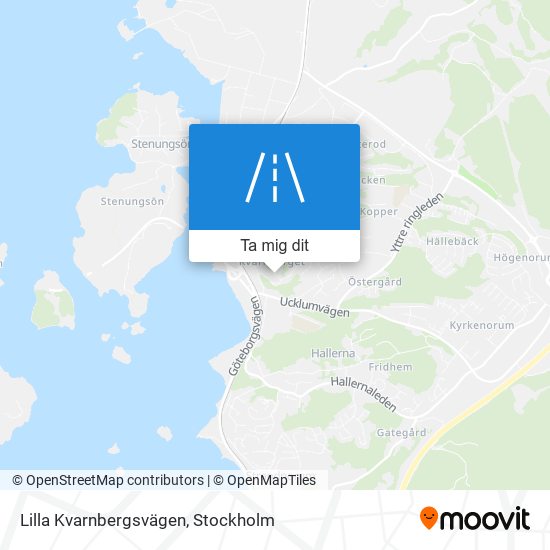 Lilla Kvarnbergsvägen karta