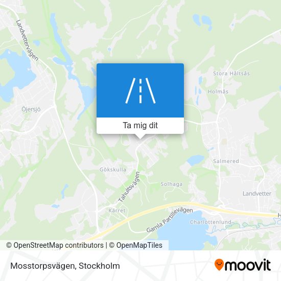 Mosstorpsvägen karta