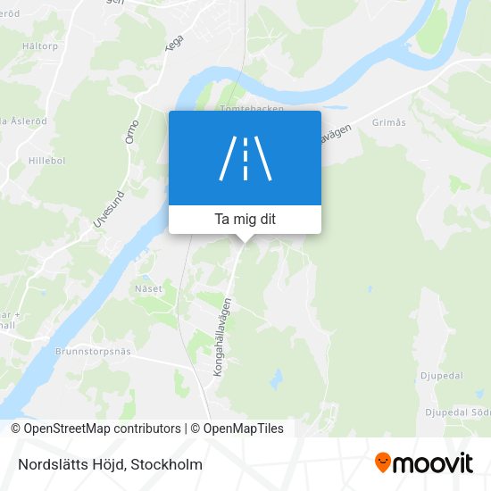 Nordslätts Höjd karta