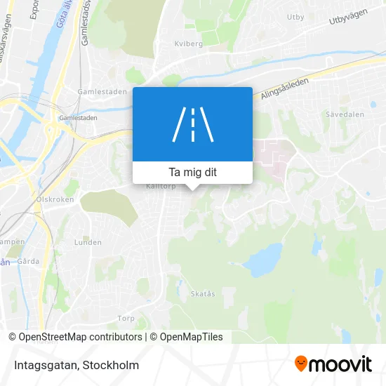 Intagsgatan karta